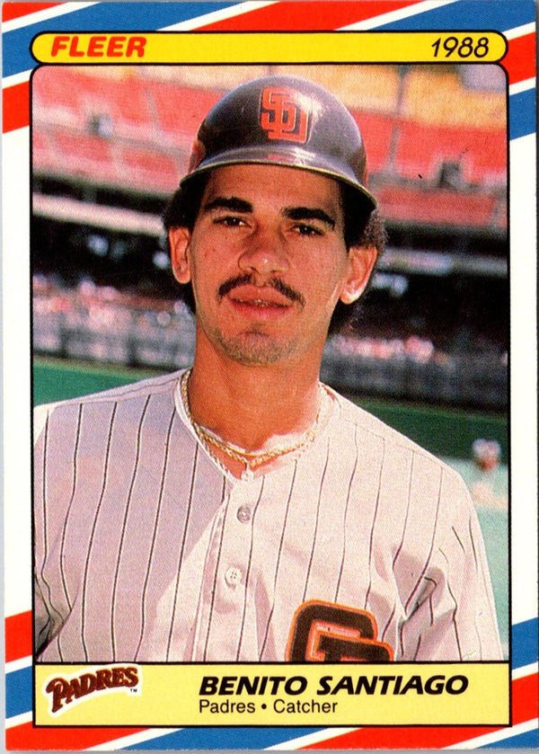 1988 Fleer SuperStars Benito Santiago #32