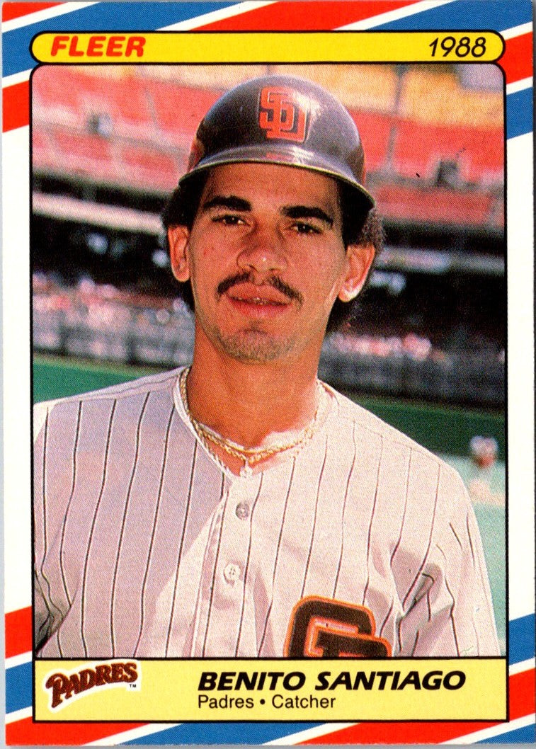 1988 Fleer SuperStars Benito Santiago