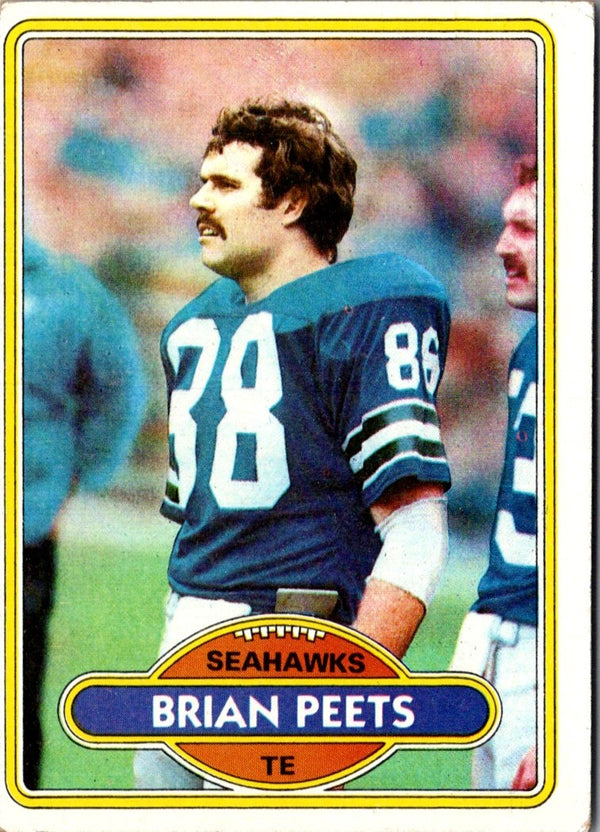 1980 Topps Brian Peets #469 Rookie