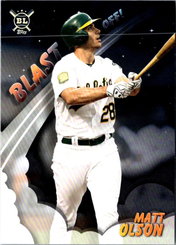 2019 Topps Big League Blast Off! Matt Olson #BO-11