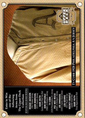 1998 Upper Deck Ty Cobb #28