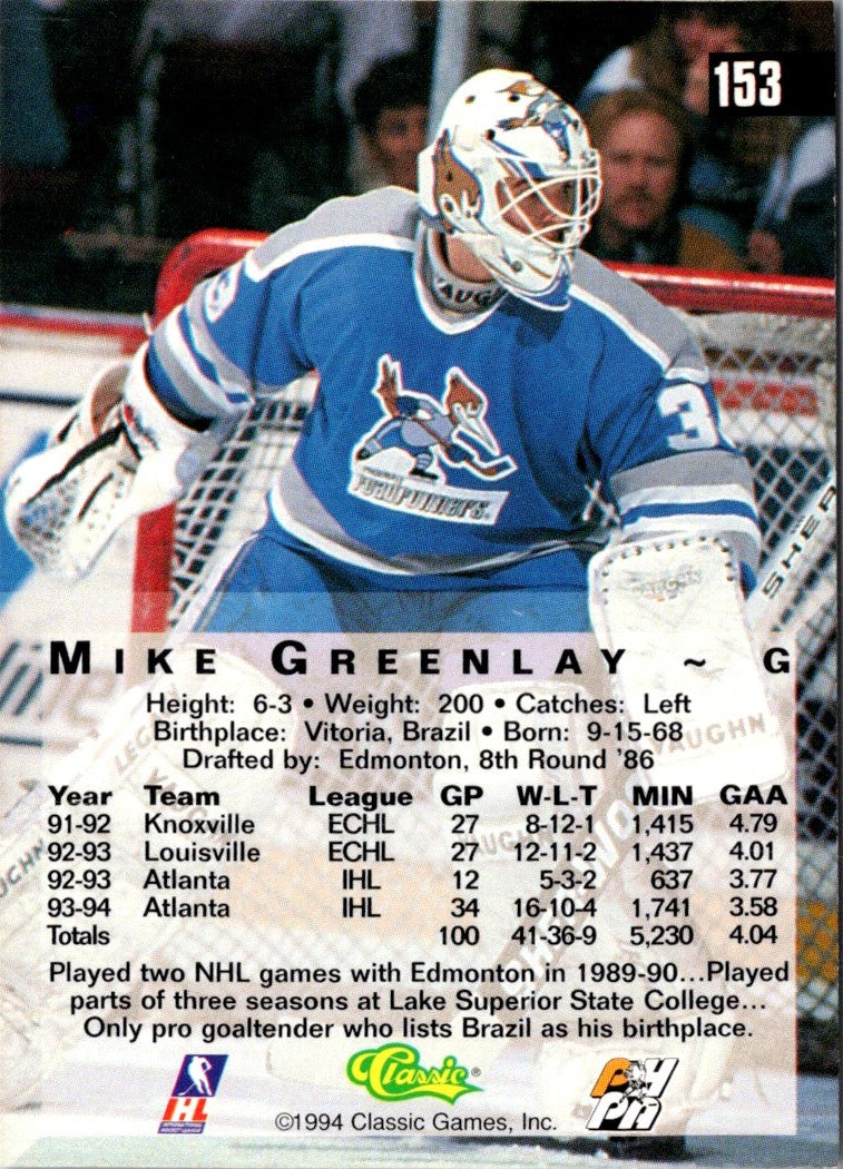 1994 EA Sports Mike Ridley