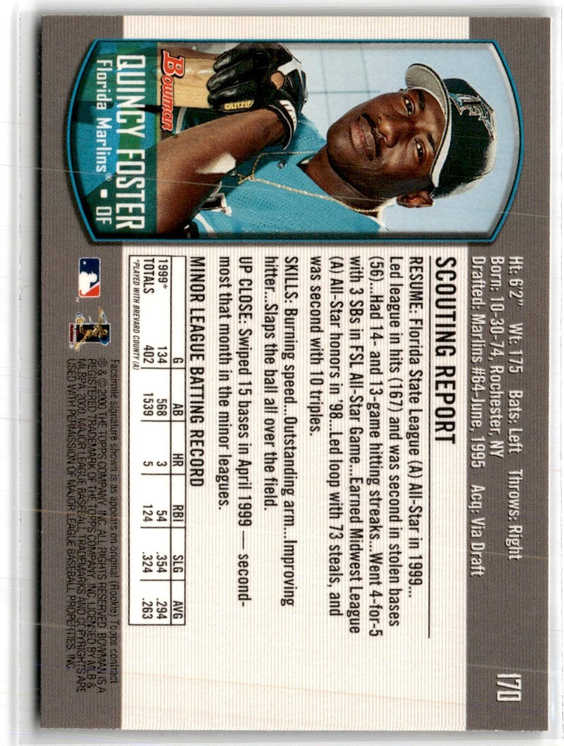 2000 Bowman Quincy Foster