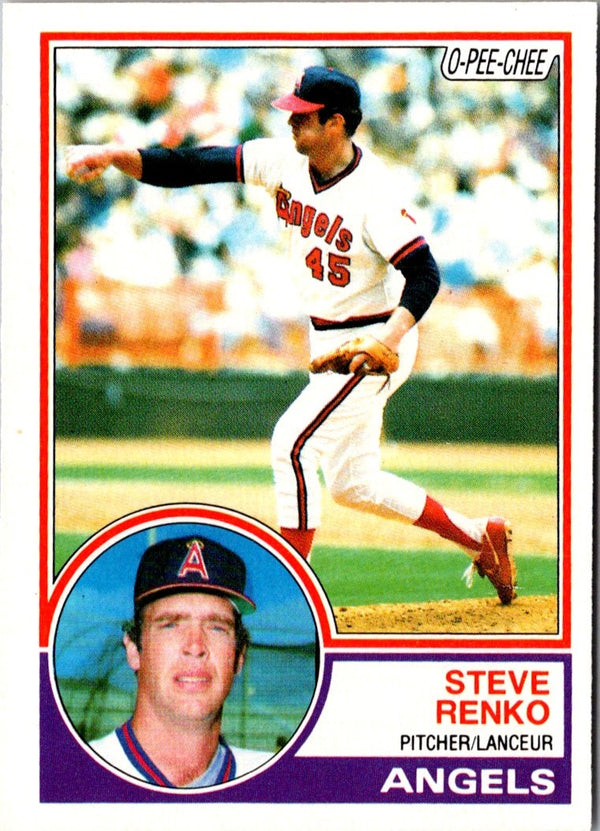 1983 O-Pee-Chee Steve Renko #236