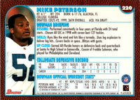 1999 Bowman Mike Peterson #220 Rookie