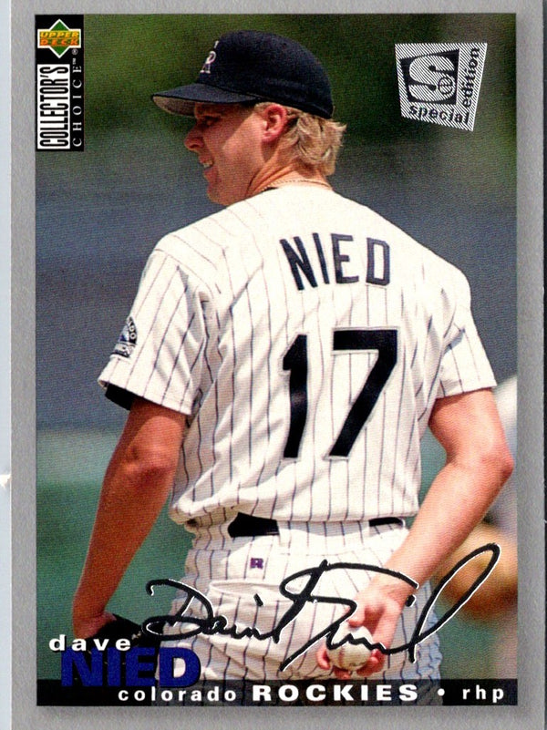 1995 Collector's Choice SE Silver Signature David Nied #208