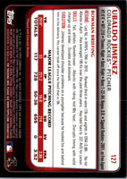 2011 Bowman Chrome Ubaldo Jimenez #127