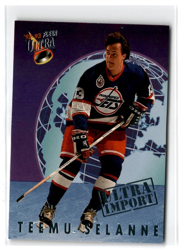 1992 Ultra Imports Teemu Selanne #21