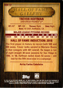2018 Topps Gallery Hall of Fame Trevor Hoffman