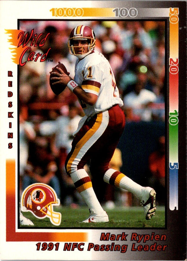 1992 Wild Card Mark Rypien #243