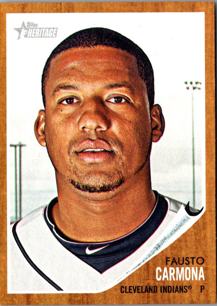 2011 Topps Heritage Fausto Carmona