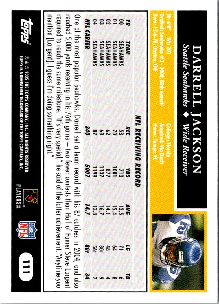 2005 Topps Darrell Jackson