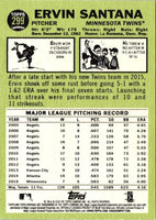 2016 Topps Heritage Ervin Santana #299