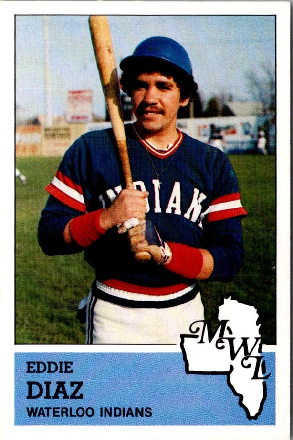 1983 Fritsch Waterloo Indians Eddie Diaz #4