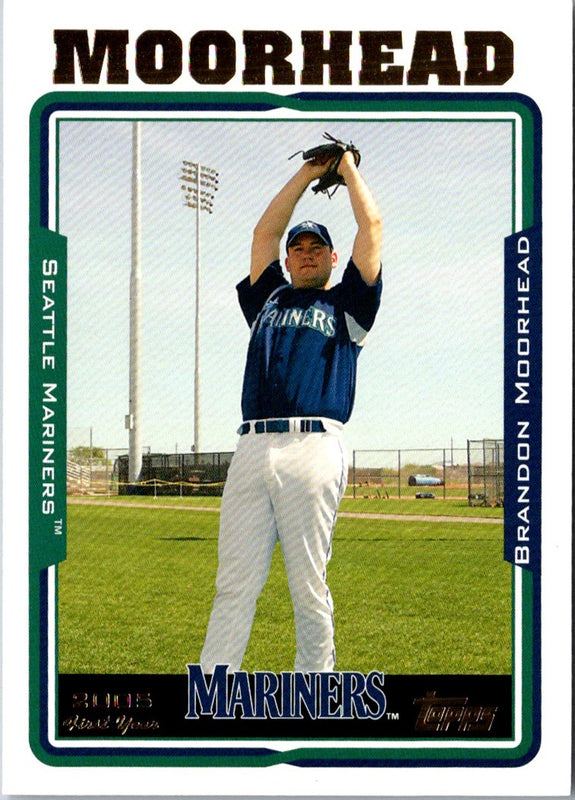 2005 Topps Updates & Highlights Brandon Moorhead #UH293 Rookie