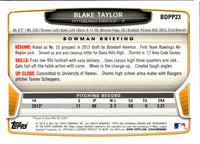 2013 Bowman Draft Picks & Prospects Chrome Blake Taylor #BDPP23