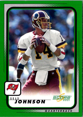 2001 Score Brad Johnson #212