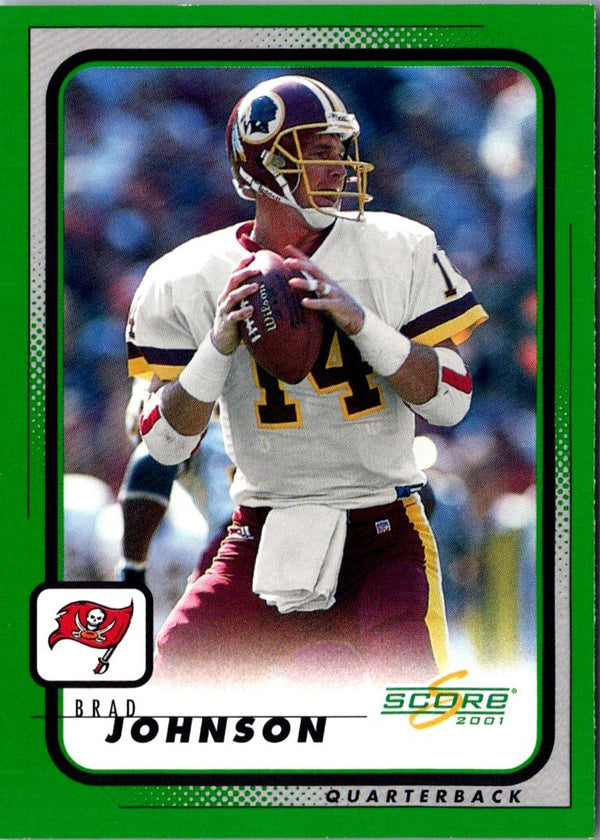 2001 Score Brad Johnson #212