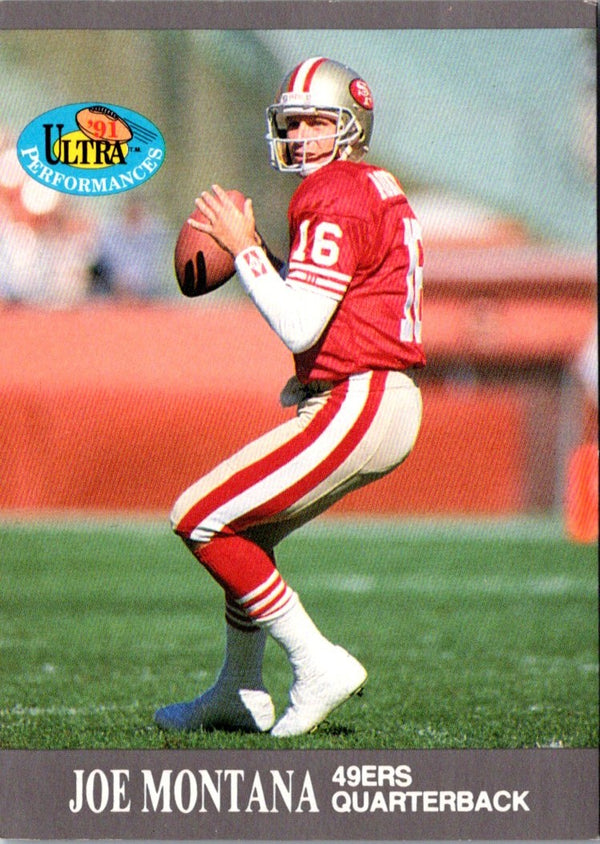 1991 Ultra Performances Joe Montana #4