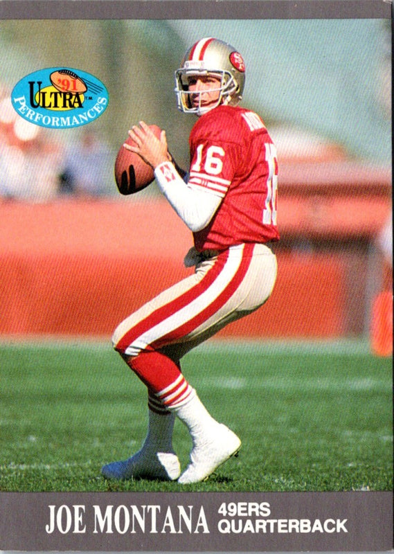 1991 Ultra Performances Joe Montana #4