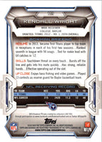 2015 Bowman Kendall Wright #109