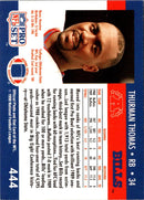 1990 Pro Set Super Bowl XXV Binder Thurman Thomas