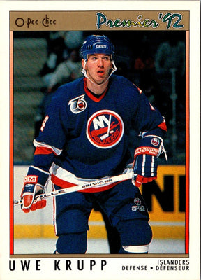 1991 O-Pee-Chee Premier Uwe Krupp #140