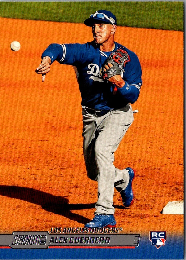 2014 Stadium Club Alex Guerrero #61 Rookie