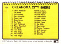 1991 ProCards Checklist #196