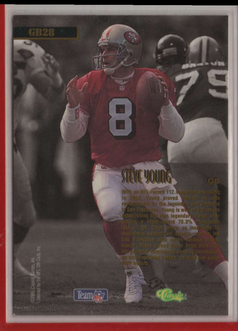 1995 Pro Line Game Breakers Steve Young