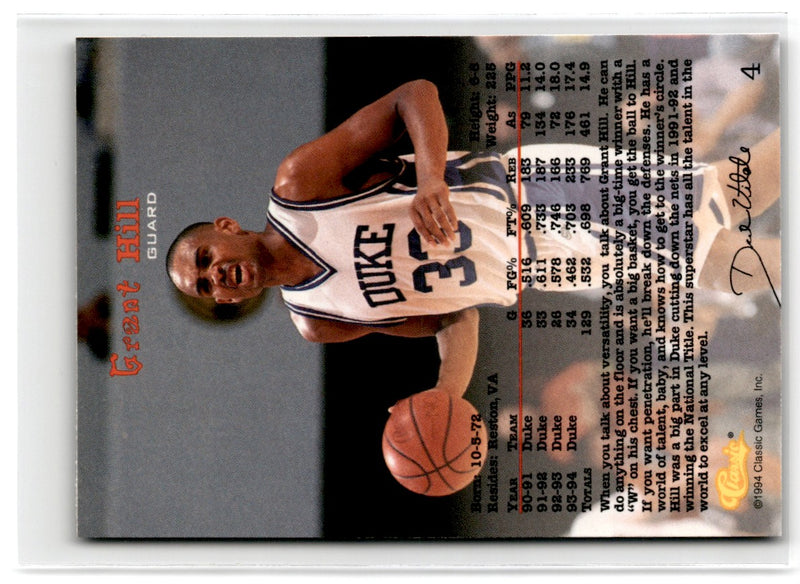 1994 Classic Draft Grant Hill