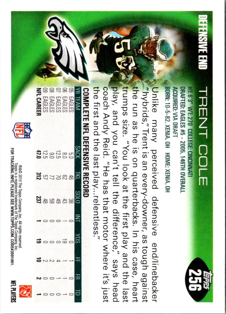 2010 Topps Trent Cole