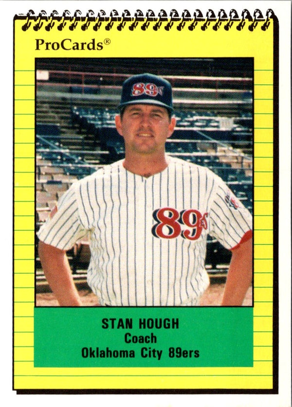 1991 ProCards Stan Hough #195