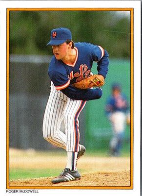 1987 Topps Glossy Send-Ins Roger McDowell #8