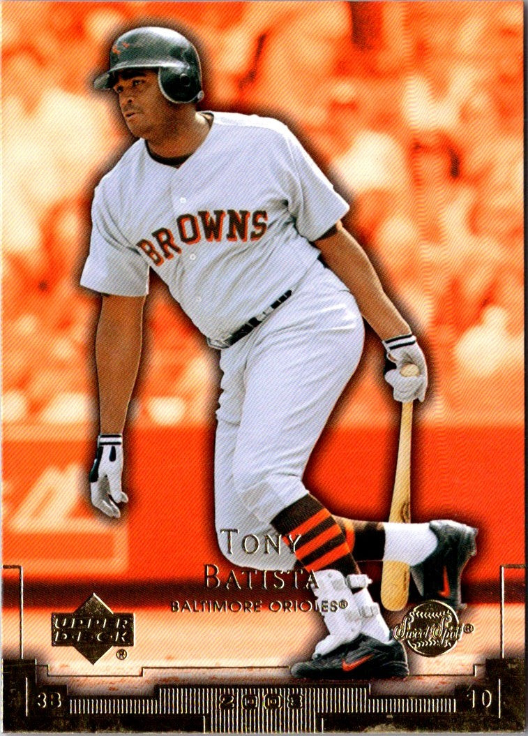 2003 Upper Deck Sweet Spot Tony Batista