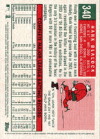 2008 Topps Heritage Hank Blalock #340