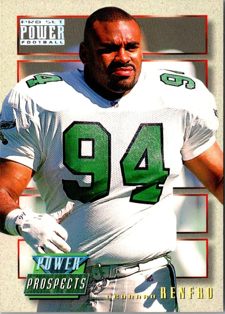 1993 Pro Set Power Update Prospects Gold Leonard Renfro
