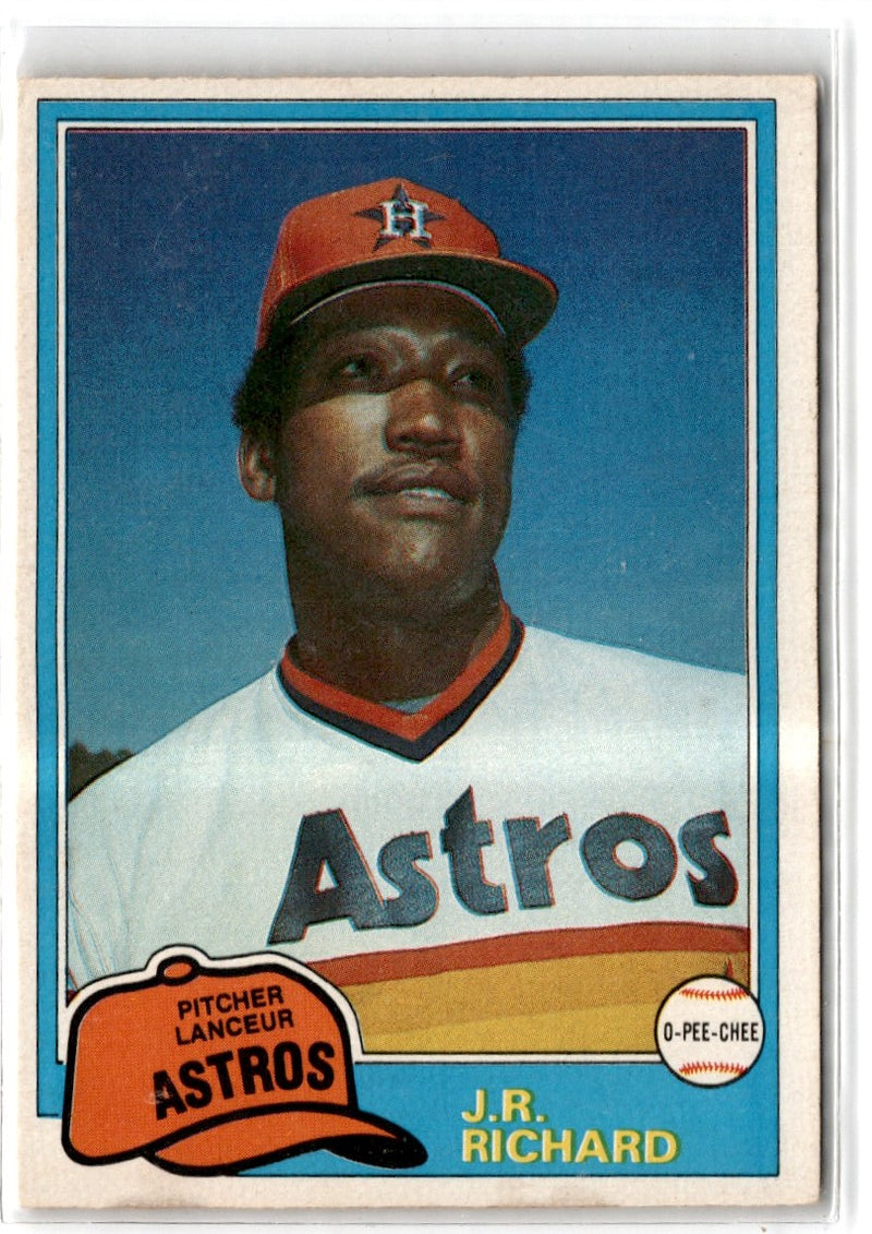 1981 Topps OPC J.R. Richard