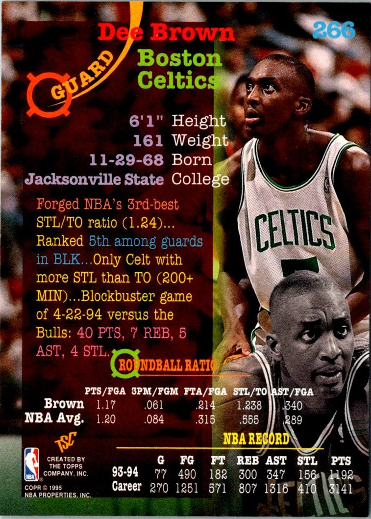 1994 Stadium Club Super Teams NBA Finals Dee Brown