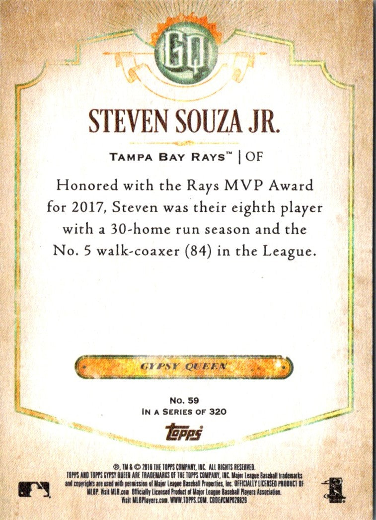 2018 Topps Gypsy Queen Steven Souza Jr.