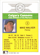 1990 CMC Calgary Cannons Mike Walker