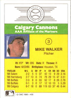 1990 CMC Calgary Cannons Mike Walker #3