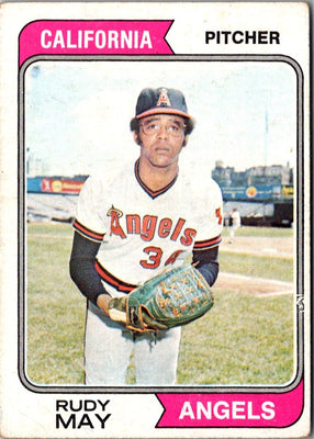 1974 Topps Rudy May #302