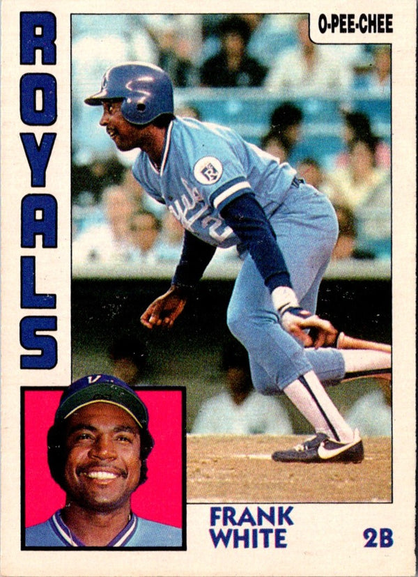 1984 O-Pee-Chee Frank White #155