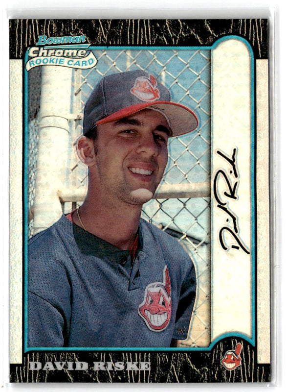 1999 Bowman Chrome David Riske #120 Rookie