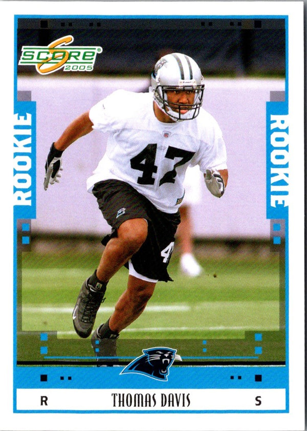 2005 Score Thomas Davis #343 Rookie