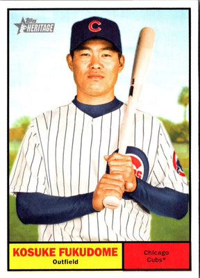 2010 Topps Heritage Kosuke Fukudome #141