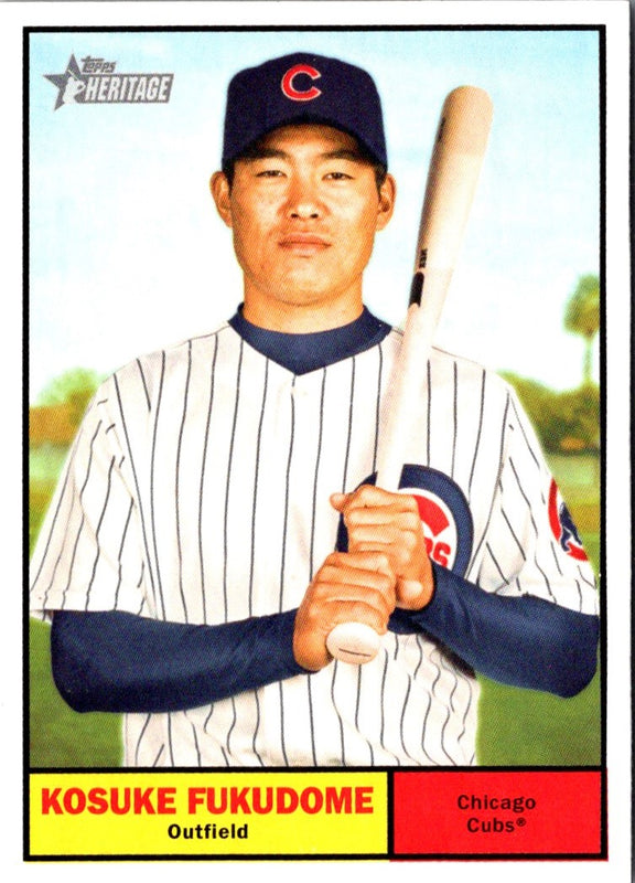 2010 Topps Heritage Kosuke Fukudome #141