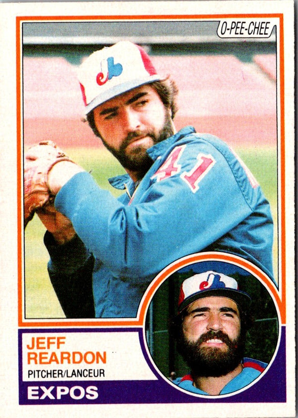 1983 O-Pee-Chee Jeff Reardon #290