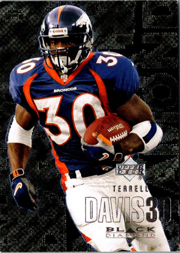 2000 Upper Deck Black Diamond Gold Terrell Davis #34 /1000